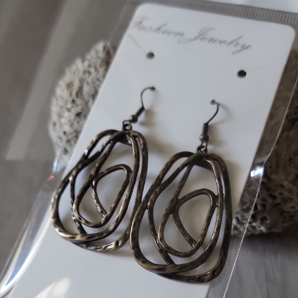 Fashion Jewelry Bronze Earrings